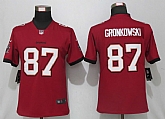 Women Nike Tampa Bay Buccaneers 87 Gronkowski Red Alternate Vapor Limited Jersey,baseball caps,new era cap wholesale,wholesale hats